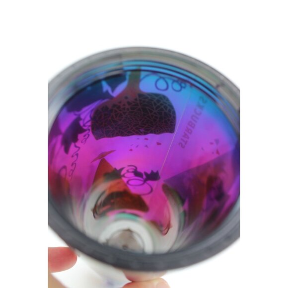 Starbucks 2024 Fall Halloween pumpkins UFO topper glow in the dark venti tumbler - Picture 8 of 11